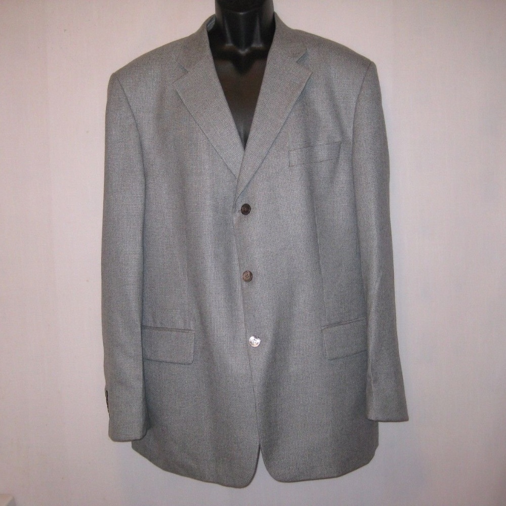 Rene Lezard Loro Piana Cashmere Suit Jacket 54